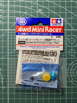Tamiya MINI 4WD Parts SUPER SPEED GEAR SET for SUPER XX & SUPER-II