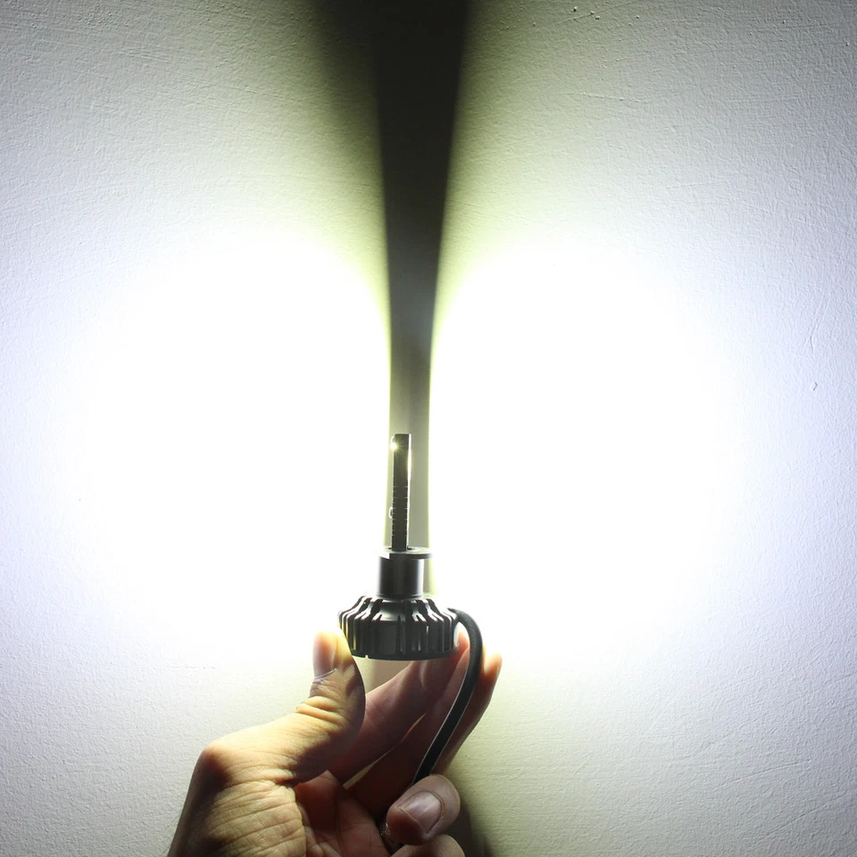 Lâmpada de farol AllaLighting H1 LED brilhante lâmpada de feixe alto, neblina de direção, branca, curta - Imagem 4 de 4