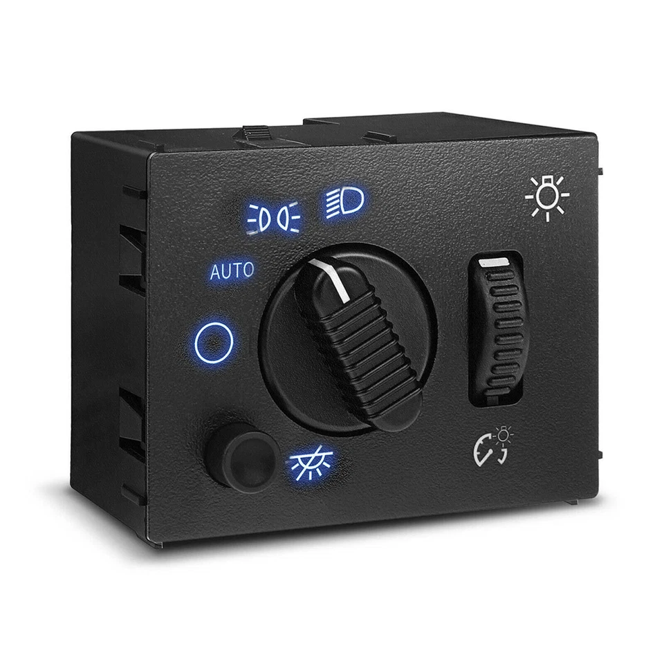 For Chevy Silverado Suburban Tahoe Sierra 03-06MP LED Headlight Switch Dark Blue - Image 3 of 4
