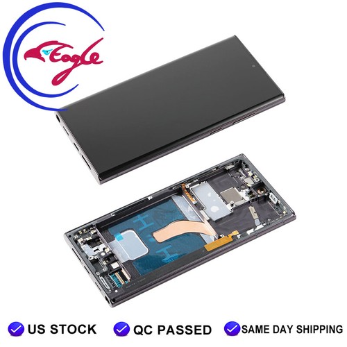 Pantalla táctil OLED pequeña + marco negro EE. UU. para Samsung Galaxy S22 Ultra 5G S908U/U1 - Imagen 3 de 8