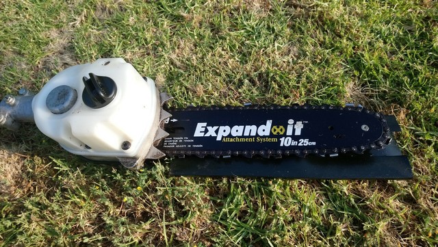 Expand-It Universal 10-Inch Pole Saw Attachment | Fits Most Square Drive Trimmer Power Heads, 6" Cut Capacity