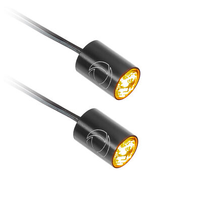Kellermann Atto Dark Integral LED Mini Blinker Universal Motorrad Paar