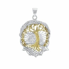 Lebensbaum Anhänger Peter Stone 925er Silber Symbol Schmuck NEU