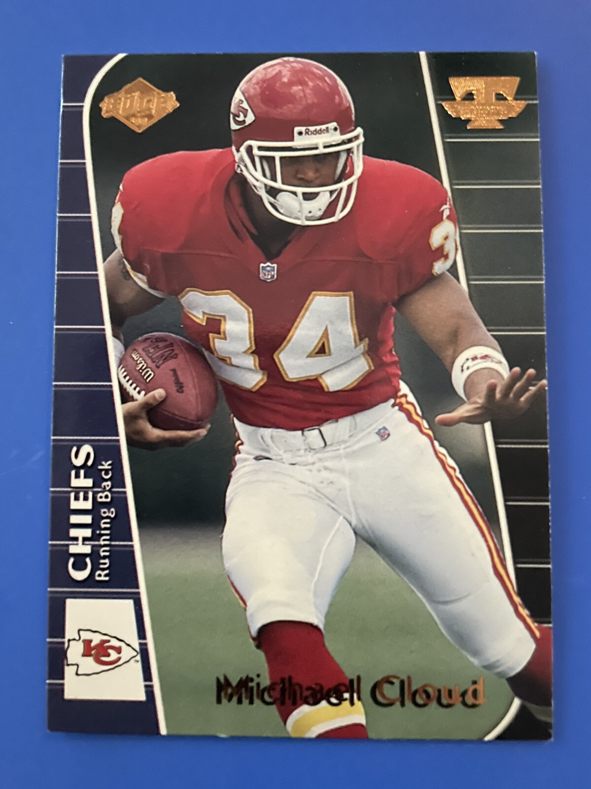 1999 COLLECTOR'S EDGE TRIUMPH MICHAEL CLOUD RC KANSAS CITY CHIEFS #T148 (Box21)