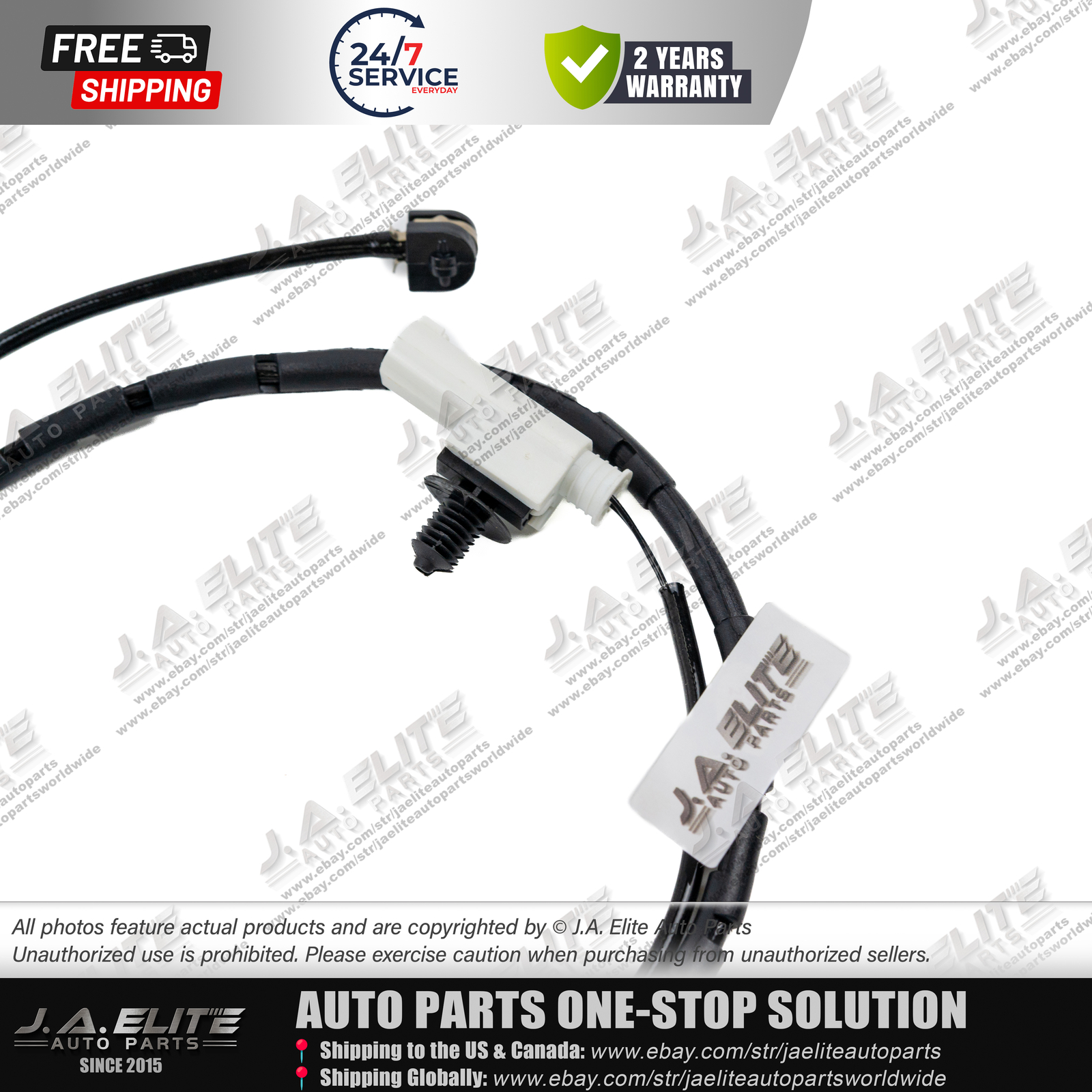 2pcs Front & Rear Brake Pad Wear Sensor fit Aston Martin DB9