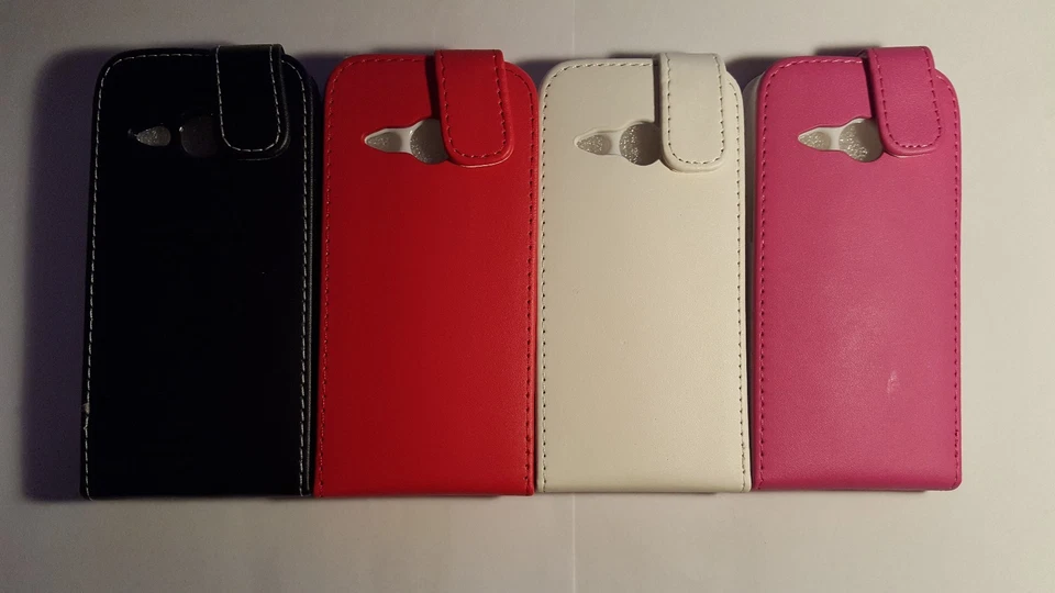 Vertical PU leather flip style phone case, cover to fit HTC One mini 2 - M8 mini - Image 2 of 4