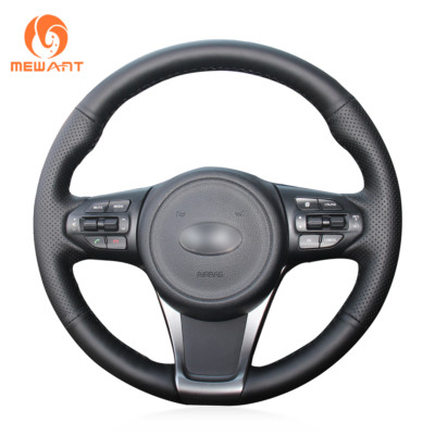Hand Sew Artificial Soft Leather Car Steering Wheel Cover for Kia Sorento 3