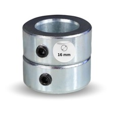 2 x FROSAL Stellringe Stahl Klemmring Achse Welle 16mm Bollerwagen Sackkarre