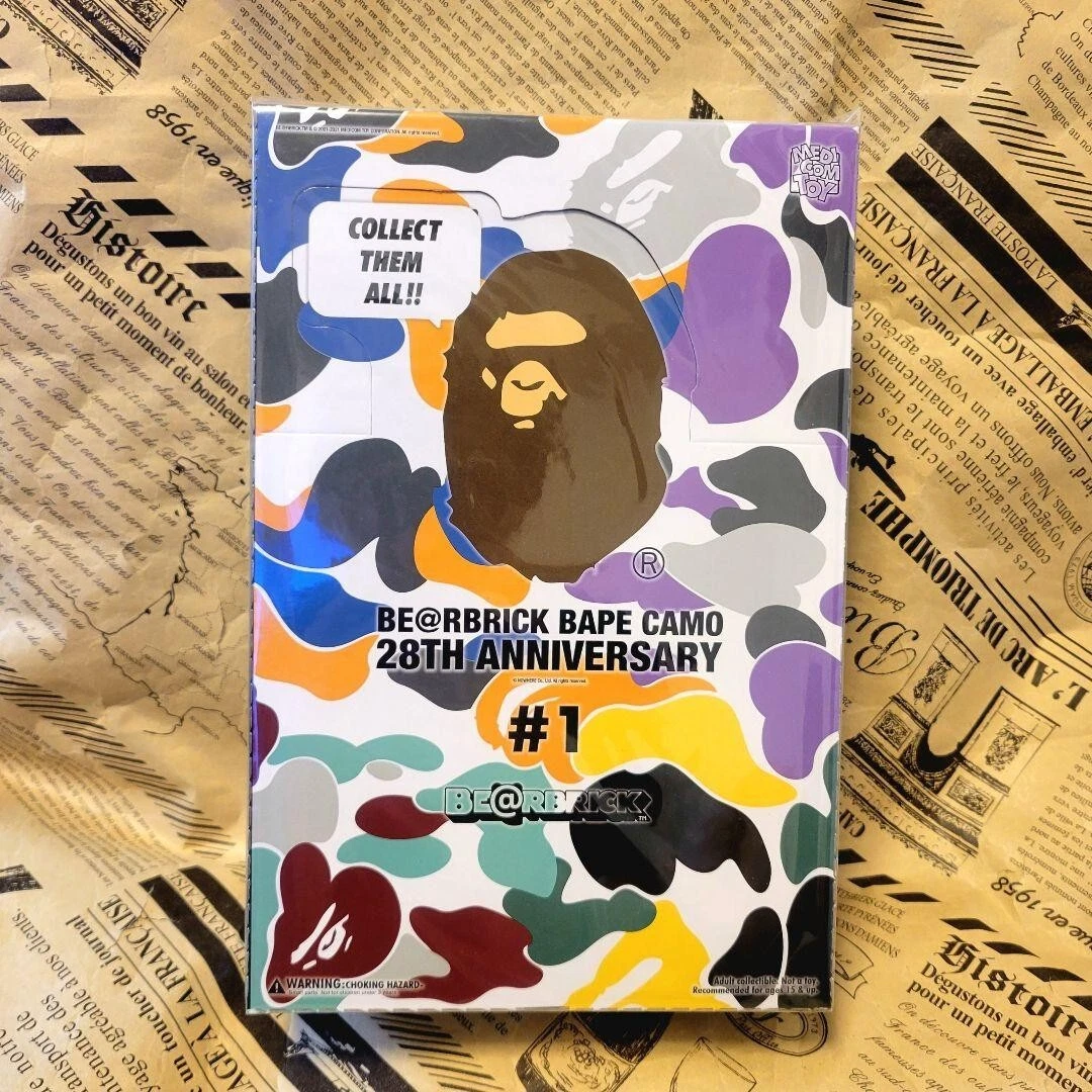 BE@RBRICK BAPE CAMO 28TH ANNIVERSARY #1
