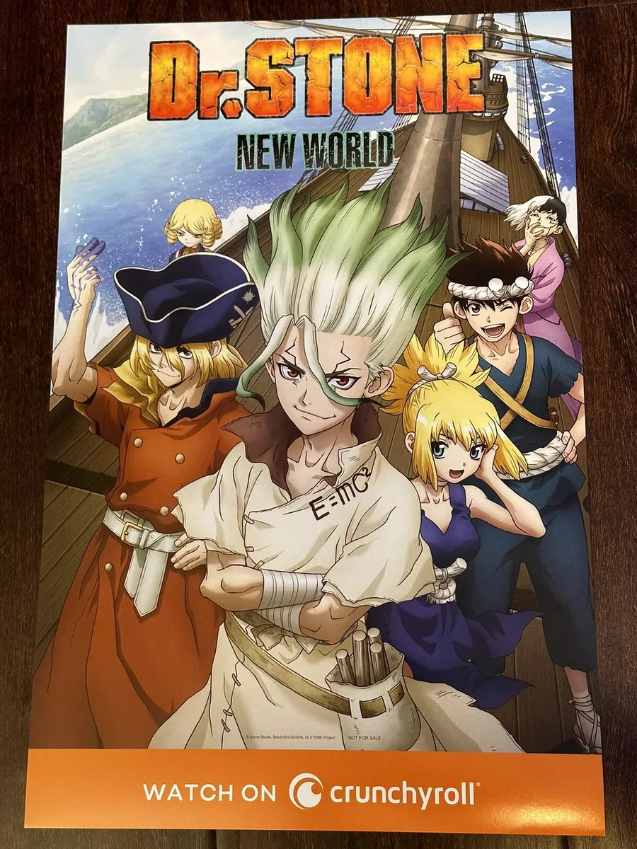 Nova temporada de Dr. Stone ganha data de estreia na Crunchyroll 