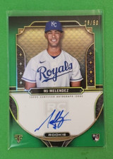2022 Topps Triple Threads MJ MELENDEZ AUTO Emerald Parallel #/50