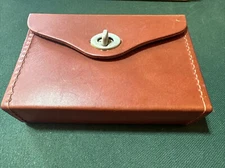 Vintage Black Sheep Brand Leather Cartridge Ammo Case 4141 Ex-large Full Box NOS