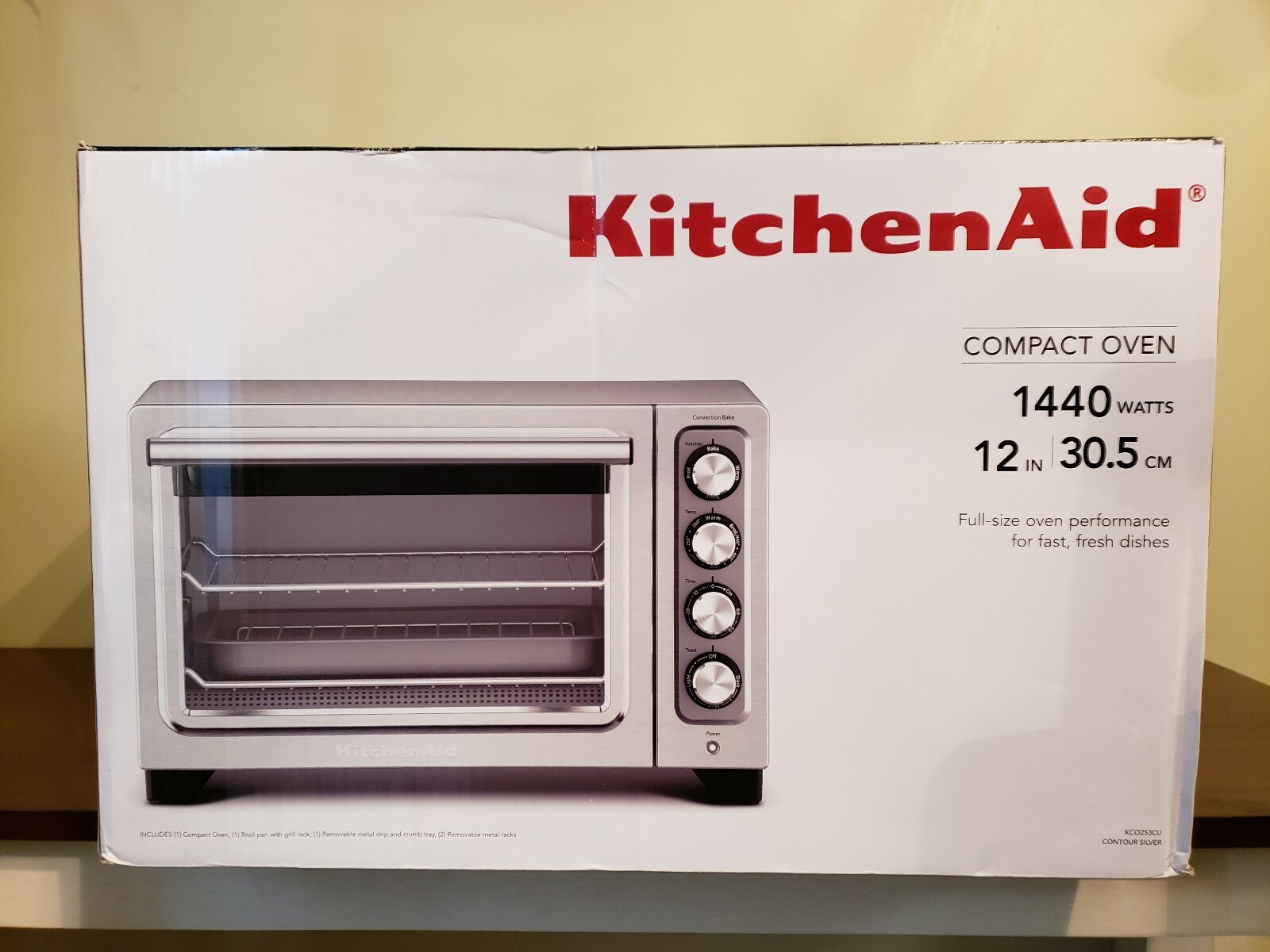 Kitchenaid Compact 1440 Watts Convection Countertop Oven