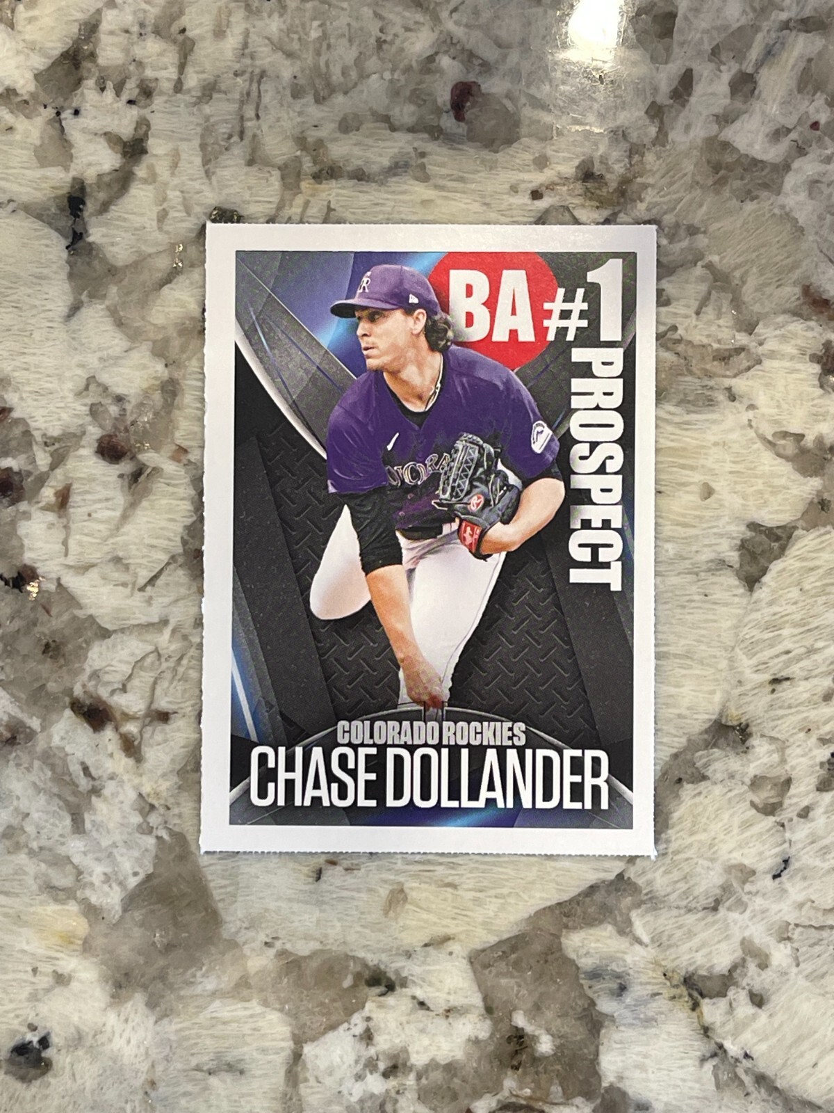 2025 Baseball America Chase Dollander #PR10 #1 Prospect Colorado Rockies