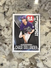 50x 2025 Baseball America Chase Dollander #PR10 #1 Prospect Colorado Rockies