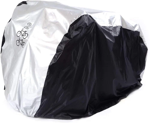 200 * 75 * 110CM Copribici Bici Impermeabile Telo Protettivo Copertura per 2 Bic