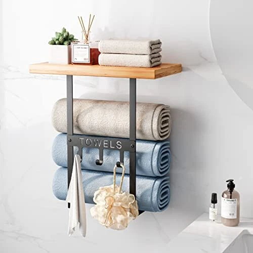 Towel on sale storage wall