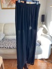 Wayne Clark 1980s Vintage Black Pleated Chiffon Crepe Pants – Size 8 — photo 5