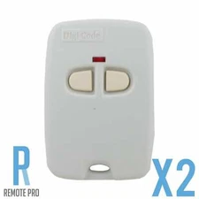 2 x Digi-Code DC5070 2 Button Genuine/Original Remote Control