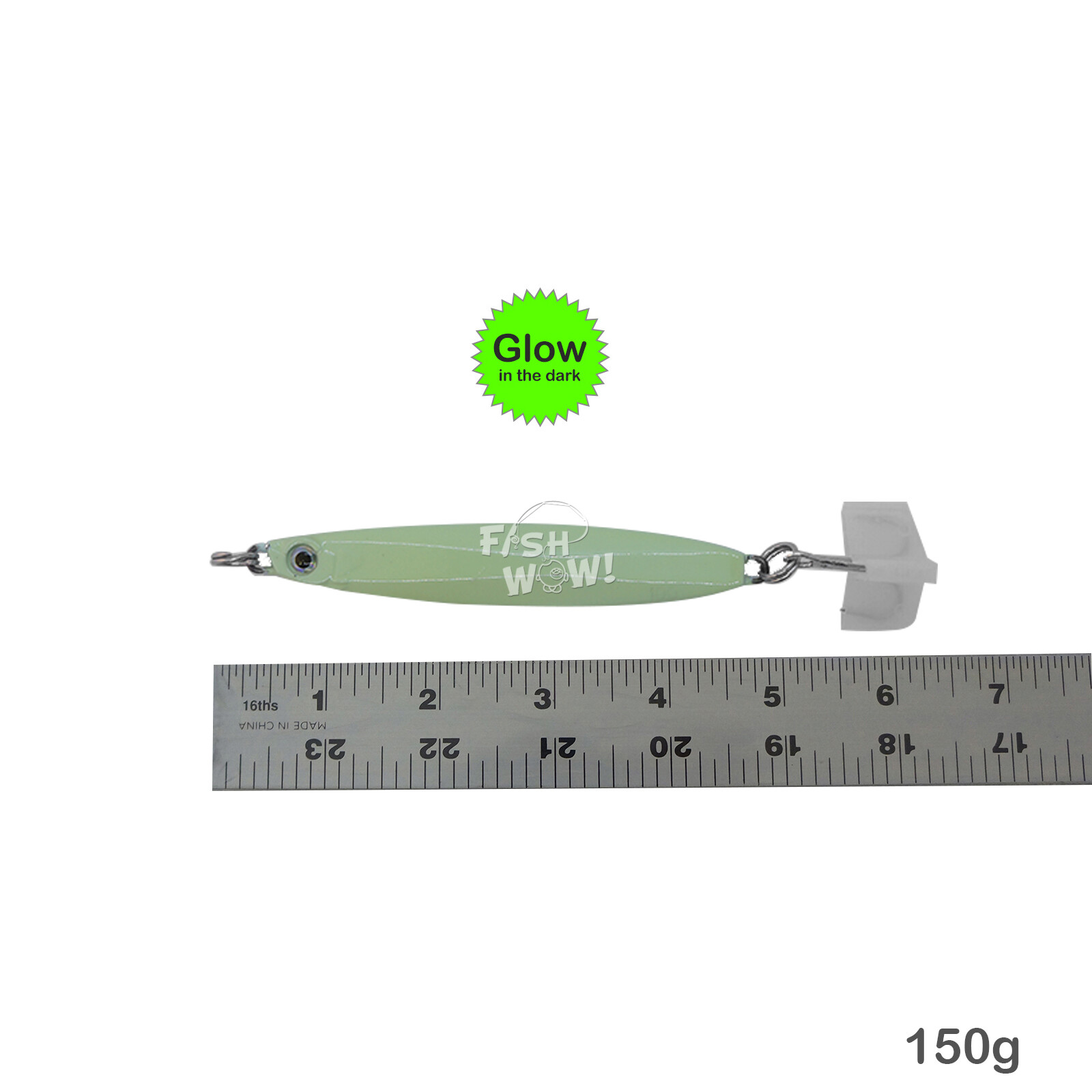 20pcs Fishing 150g colt sniper Vertical jig 5.25oz MUSTAD Treble Hook Glow NEW - Image 2