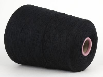 36,50  /kg Kone Modal * Bobbel Wolle * Miroglio * Double Feat * Nero * Nm 20/2