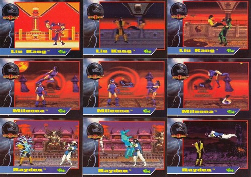 Mortal Kombat 2 1994 Clásico Marketing Completo Juego de Cartas Base de 80 CH - Imagen 4 de 6