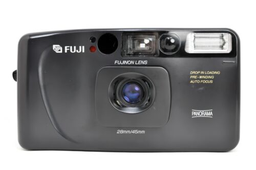 FUJI CARDIA Travel mini DUAL-P 35mm Point & Shoot w/case From JAPAN 2113 - Picture 3 of 22