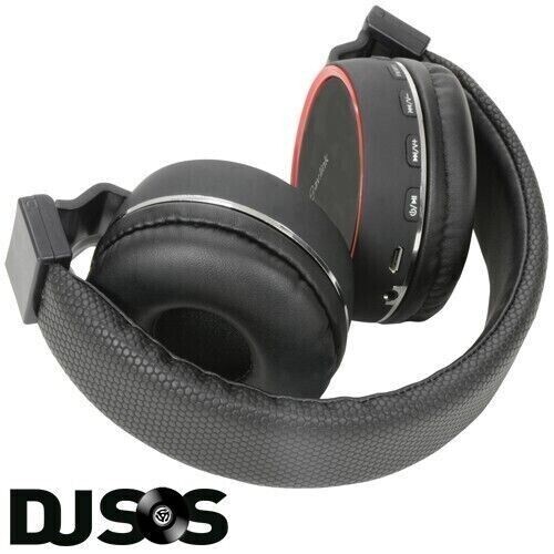 Foldable Stereo Bluetooth Headphones Wireless Headset Mic MP3 FM SD Slot iPhone - 第 6/8 張圖片