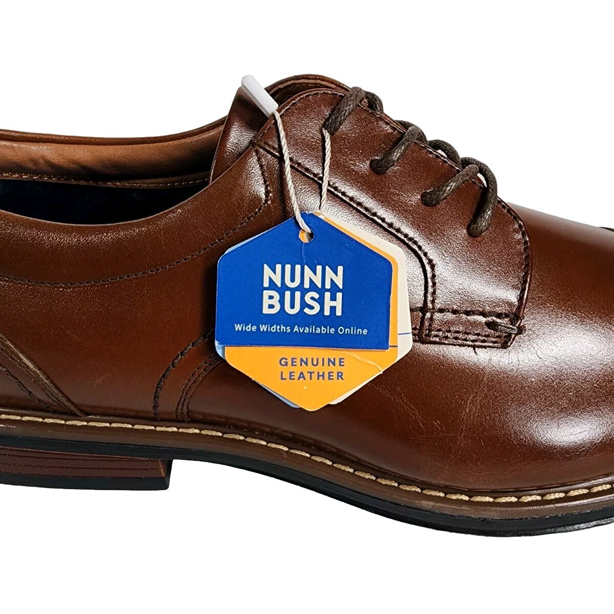 Men's Nunn Bush, Centro Flex Cap Toe Oxford 84984-221 Brown