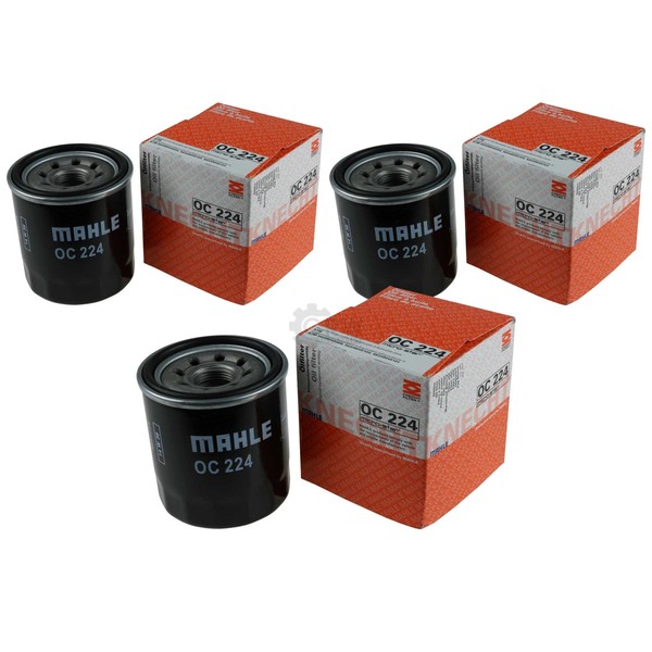 3X Mahle / Knecht ÖLfilter OC 224 Oil Filter-image