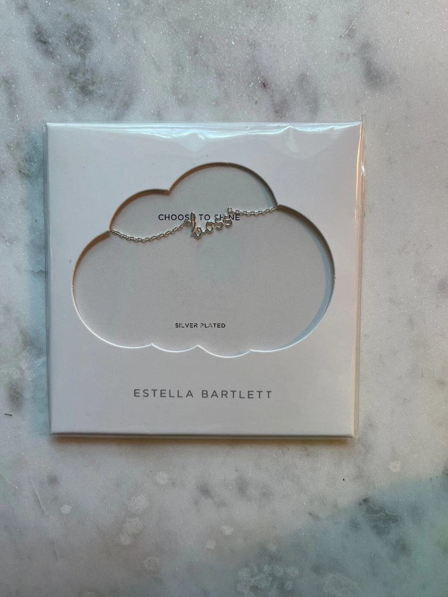 Estella Bartlett Nordstrom BOSS Silver Plated Necklace Jewelry NWT