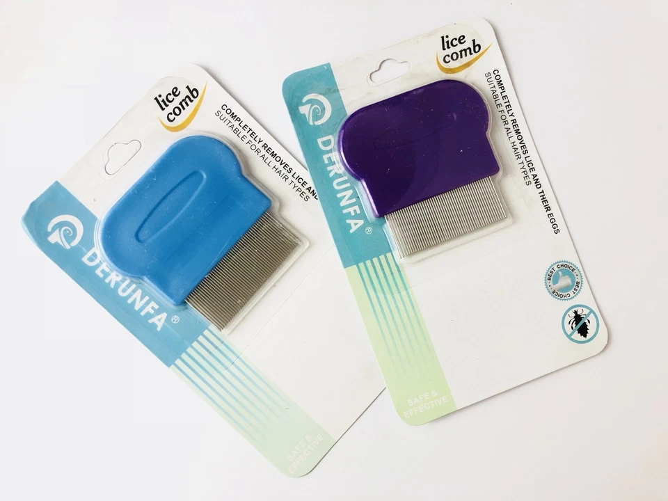 Professional Stainless Steel Nit Louse lice Comb Brush Dandruff remover - Image 3 of 3