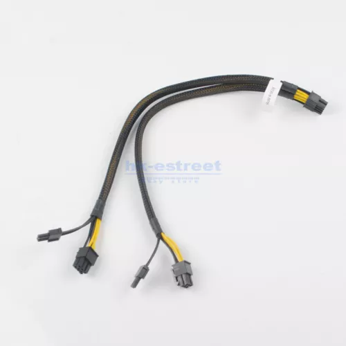 Dual 8Pin(6+2) to 8Pin GPU Video Card Power Supply Cable For Dell T440 T640