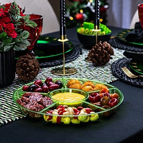 Plastic sectional cheap platter