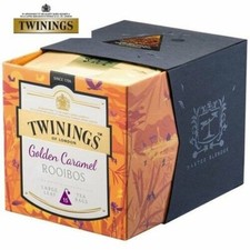 Twinings of London Platinum Range Golden Caramel ROOIBOS Tea 2.5g x 15 bags