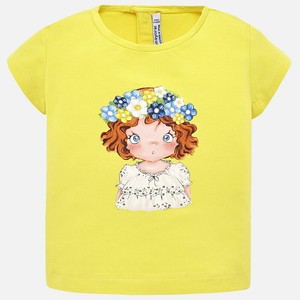 maglietta gialla bambina
