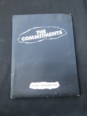 THE COMMITMENTS  ORIGINAL PRESS KIT FOR THE 1991 MOVIE W/ STILLS & BOOKLETS