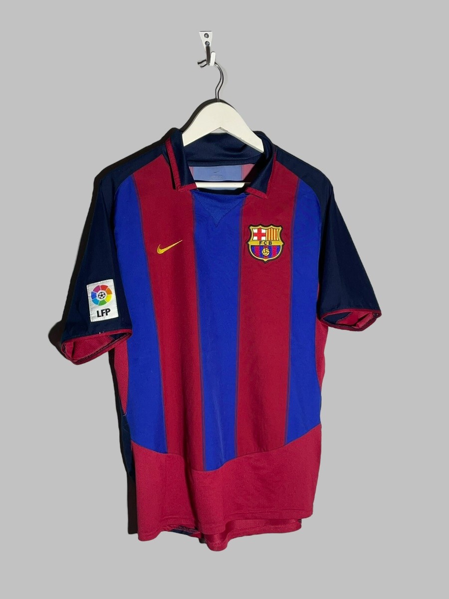 FC Barcelona 2003 ユニフォーム Barcelona FC Nike 2003/04 Home Vintage Football Shirt Soccer