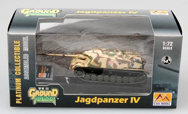 WW2 Jagdpanzer IV German Tank destroyer western front 1945 1:72 Easy Model - Image 2 of 4