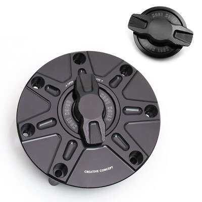 Black NIMBLE Quick Release Fuel Tank Cap For CBR600 F4I F4 F3 F2 91-05 06 07 08