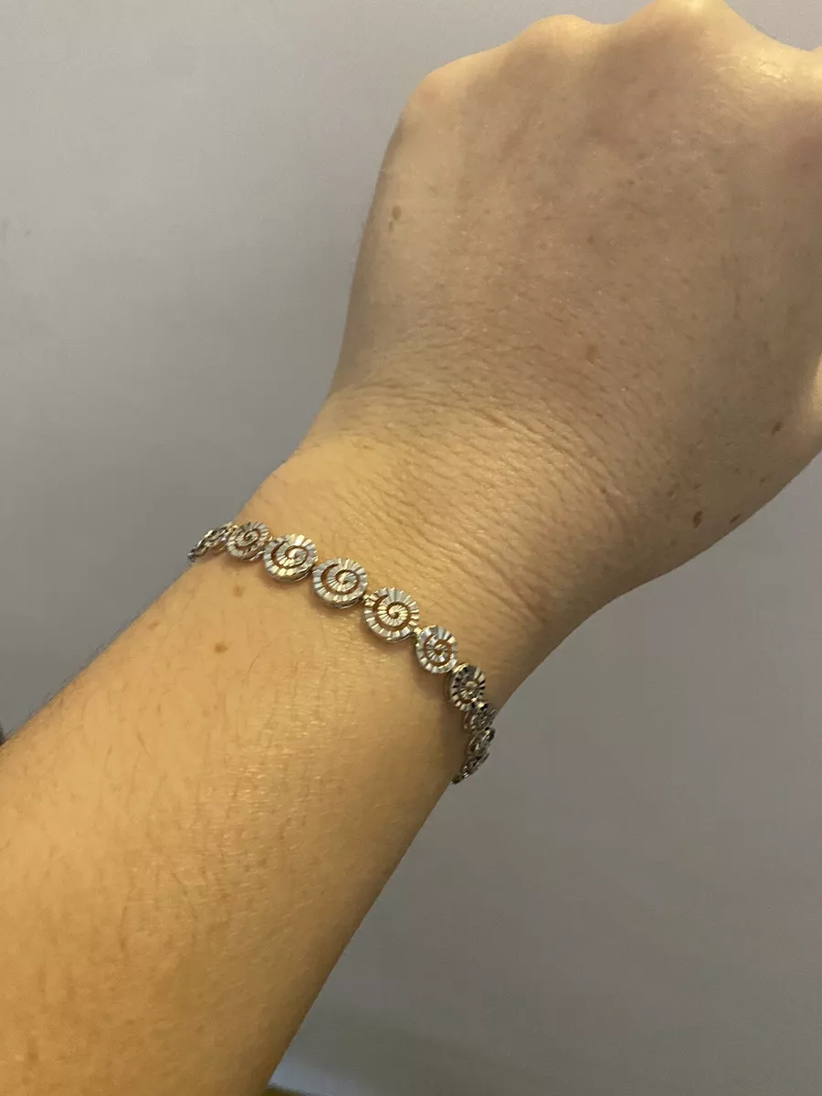 750 white gold bracelet deals