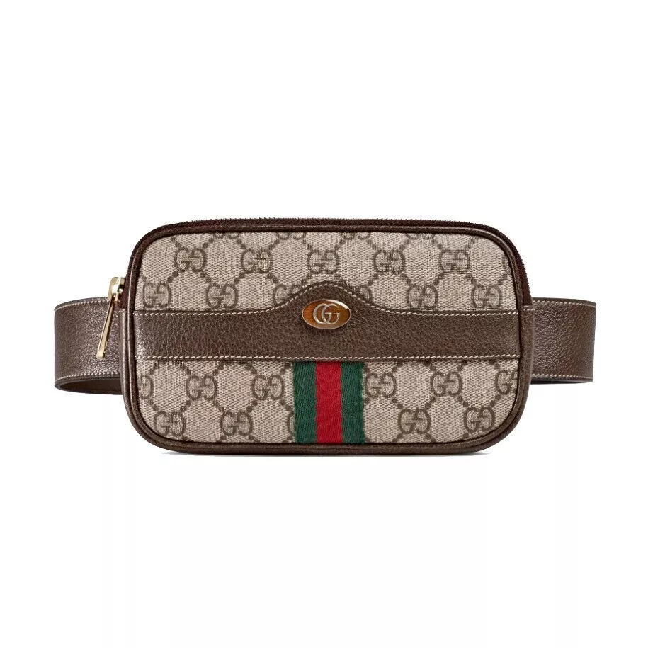 New Authentic Gucci Ophidia GG Supreme Canvas Belt Bag SIZE 75