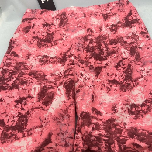 Under Armour Rival Terry Print Joggers Womens Sz Medium Pink Tie Dye 1373040 669 - Picture 12 of 18