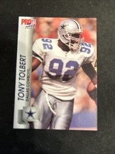 1992 Pro Set Football Card #481 Tony Tolbert Dallas Cowboys NmMt Free Shipping!