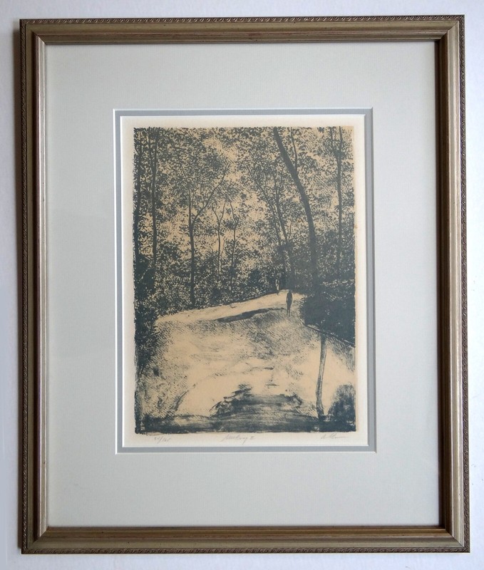 Harold Altman "MEETING II" - s/n 34/165 Lithograph 17" x 20.5"