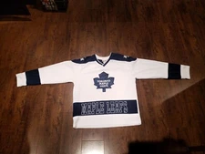 Mighty Mac Sports Toronto Maple leafs White Jersey Youth Medium 10-12