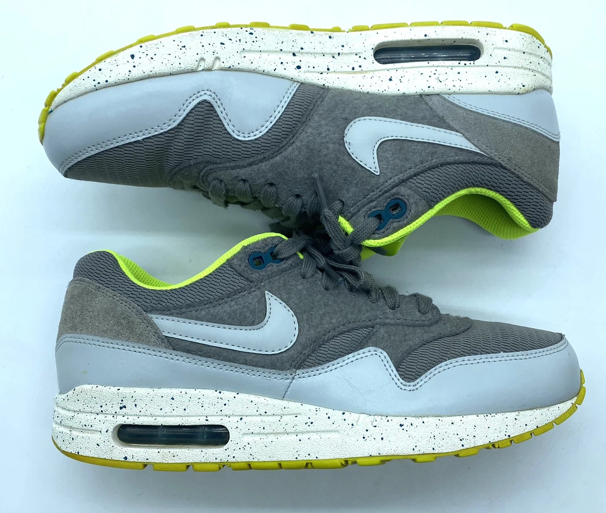 Dankbaar Verniel Coördineren Nike Air Max 1 319986-027 Canyon Grey Dusty Grey Volt Sail Women's Sz 9.5  EUC | eBay