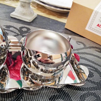 ◇Unused ALESSI/Alessi Anna Set Sugar & Cream ① | eBay
