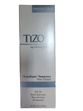 TIZO SheerFoam SunScreen Non-tinted SPF 30 3.5 oz