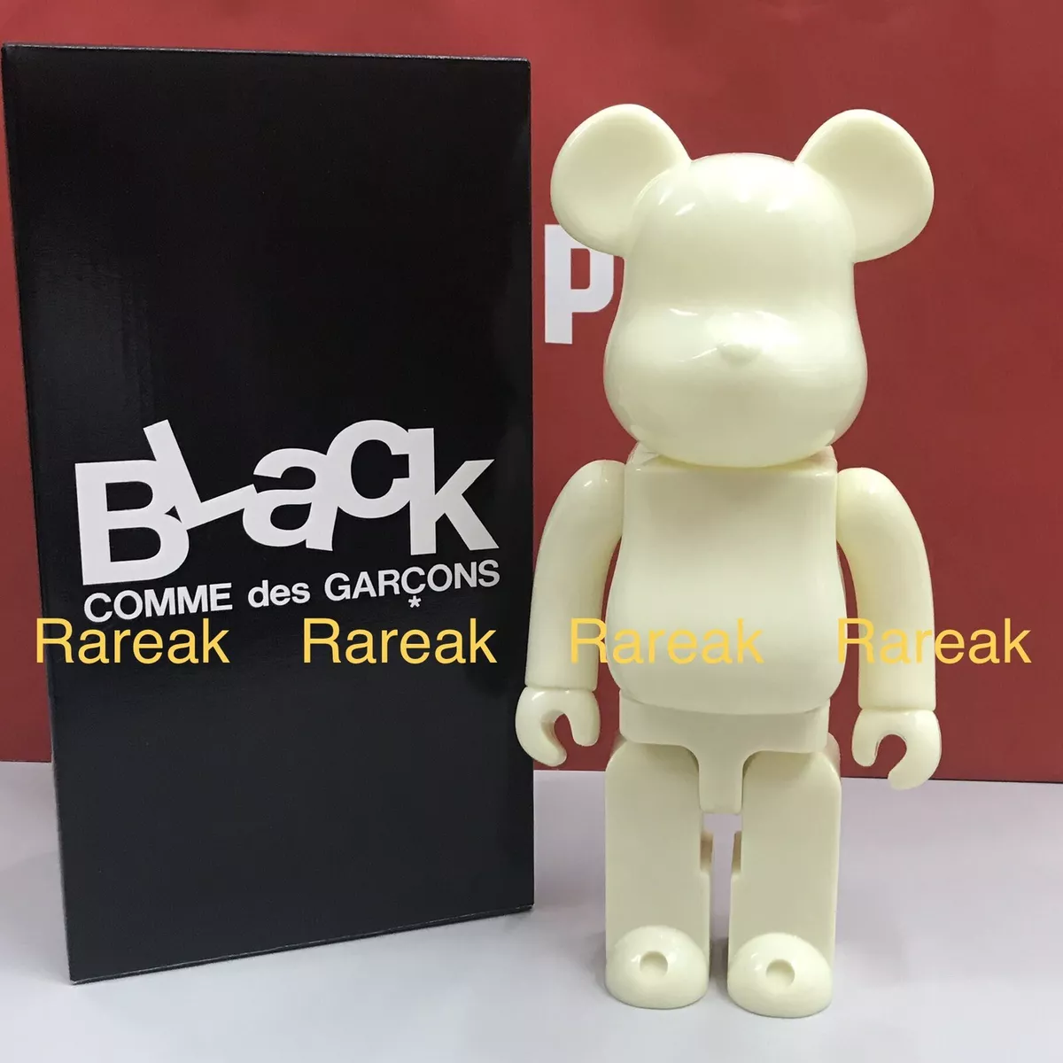 Medicom Bearbrick 2009 Comme des Garcons Black GID CDG 400% be@rbrick Glow  nDark